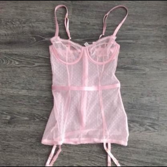 Pink lace Victoria’s Secret suit - Picture 1 of 4